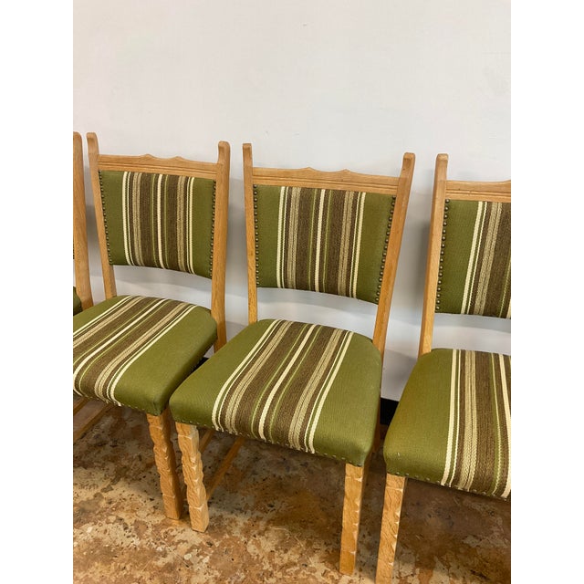 Set of (6) Henning Kjaernulf Style Danish Oak Dining Chairs, C. 1970s For Sale - Image 12 of 17