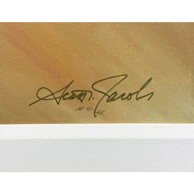 Giclee on canvas. Hand signed lower left by Scott Jacobs. Hand numbered AP 41/45 lower left. Canvas size: 32 x 22 inches....