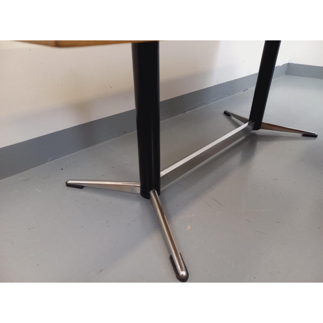 Vintage Coffee Table in Ceramic, Wood and Metal, 1960s For Sale - Image 3 of 16