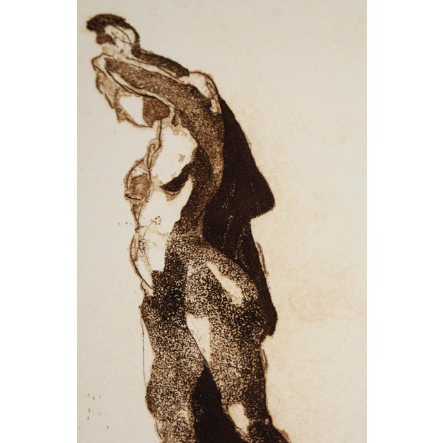 "Study 6" - 1975 Figurative Lithograph on Paper by Jim Smyth For Sale - Image 4 of 6