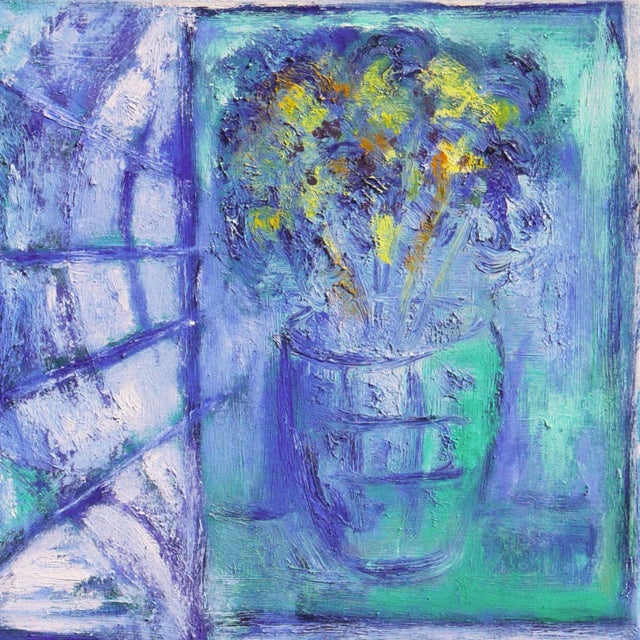 Contemporary 'The Soul Is Music' by Jose Da Silveira, France, Provence, California, Post Impressionist Figural Oil Circa 2002 For Sale - Image 3 of 7