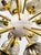 Brass 21st Century Ovale Natural Brass Smoky Bubbles Murano Sputnik Chandelier by Fabio LTD For Sale - Image 8 of 9