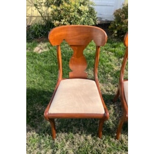 Henkel Harris’ take on the iconic Regency style, this set is crafted from solid American Cherry and includes four side...