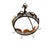 Late 20th Century Pan Holder Metal Pot Rack Rooster Design Vintage Country Farmhouse Kitchen Decor For Sale In Tulsa - Image 6 of 8