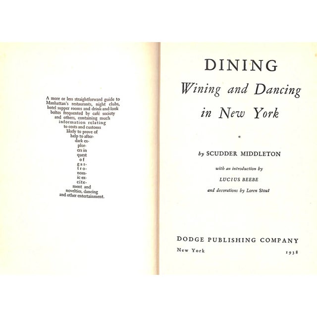 MIDDLETON, Scudder (INSCRIBED) [165] pp. Dodge Publishing Company 1938 First Edition 7 3/4" x 5 1/2" Decorations by Loren...