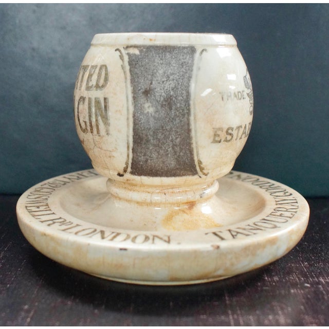 An Extremely Rare Tanqueray Gordon’s & Co Ltd Match Strike. Made by Royal Doulton, a comemorative match strike, made to...