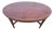 English 19th Century Mahogany Inly Oval Conference Table/ Center Table/ Desk Table. For Sale