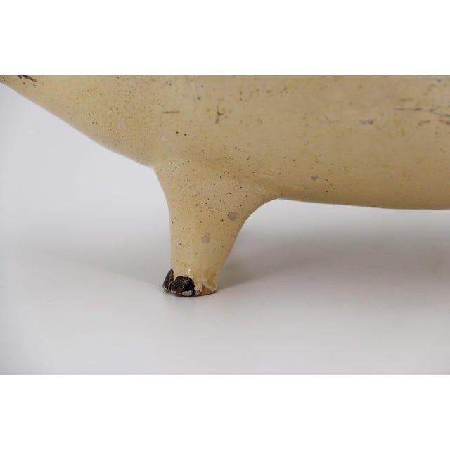 19th Century Glazed Earthenware Large Piggy Bank, Danish For Sale - Image 13 of 18