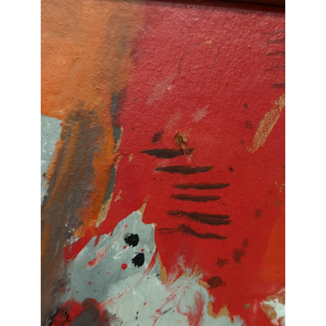 Kulo Green, Composition, 1950s, Oil Painting on Panel, Framed For Sale - Image 9 of 18