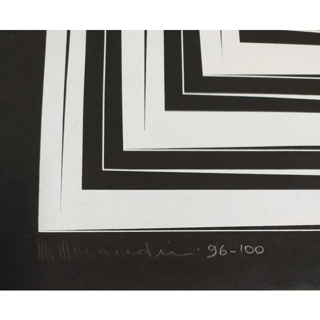 Marcello Morandini, Cinetic Lithograph, 1974 For Sale - Image 4 of 5