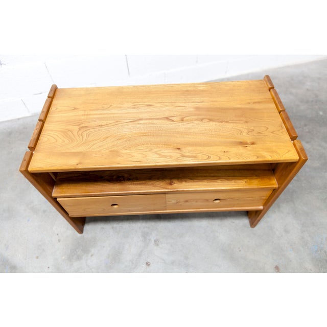 Low Elm Cabinet with Drawer from Maison Regain, 1960s For Sale - Image 15 of 18