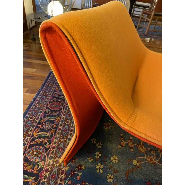 Red Cloth Chair from Cassina For Sale - Image 8 of 9