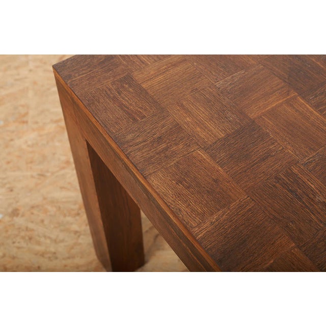 Dining Table and Chair in Rosewood and Black Leather, Set of 5 For Sale - Image 9 of 18