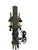 Mid 20th Century Brutalist Hand Forged Iron and Pewter Wall Sconce For Sale - Image 16 of 18
