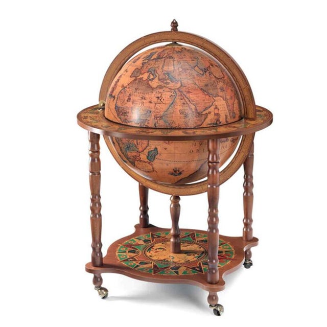 Daedalus Bar Globe by Zoffoli Mappamondi For Sale - Image 6 of 6