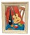 Rn, Still Life with Guitar and Wine Bottle, 1949, Oil Painting on Canvas, Framed For Sale