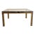 Romeo Rega Italian Chrome and Brass Glass Top Coffee Table, 1970s For Sale