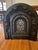 Rare, rounded Victorian black cast iron fireplace cover in perfect condition. It measures 30" wide and 33" tall in the...