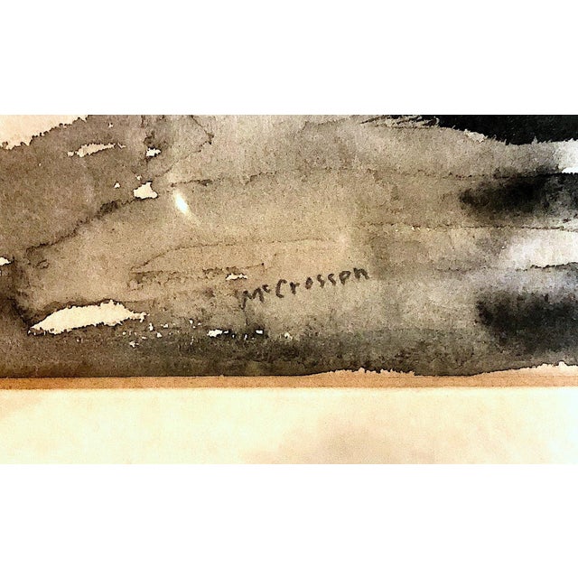 Paper Signed Mid-Century Post-Impressionist Watercolor, by Miki McCrossen Hayakawa (1899–1953) For Sale - Image 7 of 7
