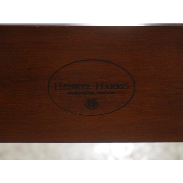 Henkel Harris Mahogany Queen Size Model 151 Poster Bed For Sale - Image 17 of 18