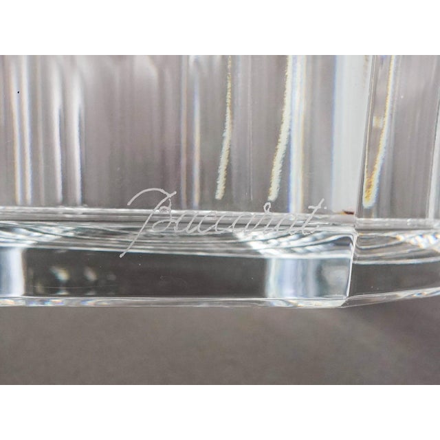 Late 20th Century Baccarat Crystal France Tiffany & Co. Harcourt Champagne Ice Bucket For Sale - Image 11 of 12