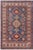Rustic Kazak Southwestern Light Blue Wool Rug - 4'2''x6'0'' For Sale - Image 10 of 10