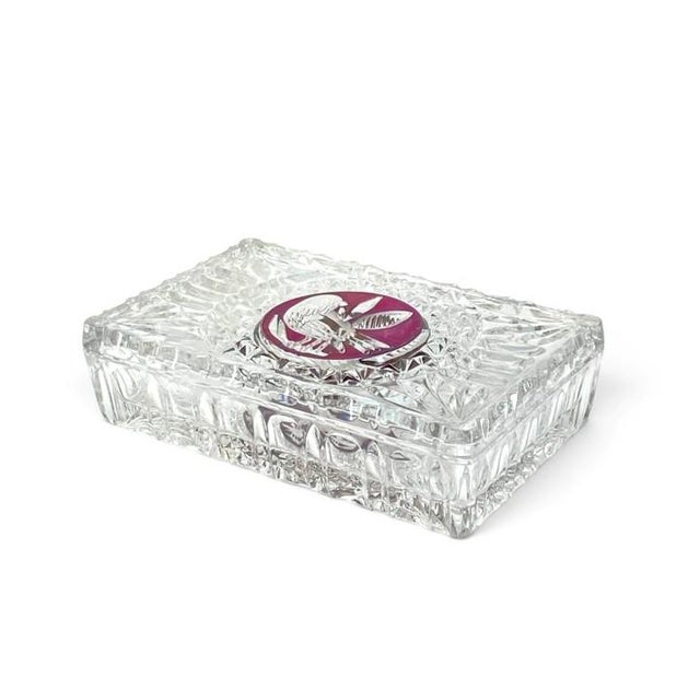 Hofbauer "The Byrdes" Collection (Ruby) is a retired line of West German 24% lead crystal, characterized by clear, heavily...
