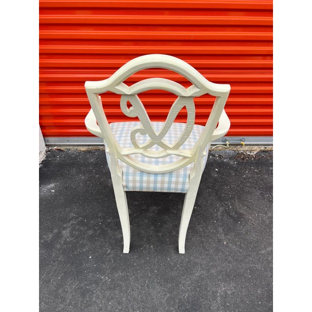 Set of 6 Vintage Custom Upholstered Dining Chairs For Sale - Image 9 of 9