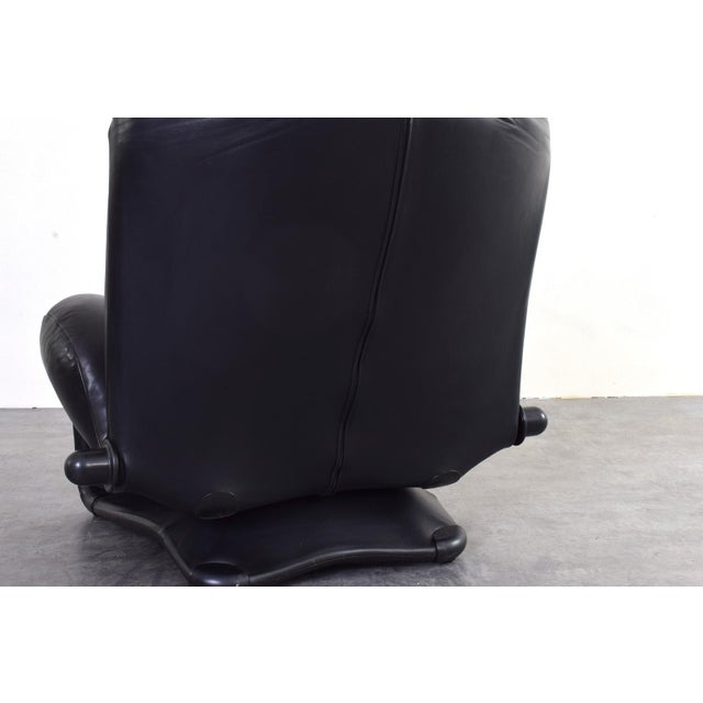 Wink Leather Chair by Toshiyuki Kita for Cassina, 1980s For Sale - Image 17 of 18