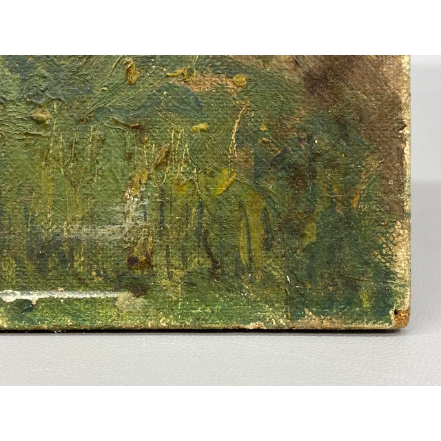 Early 20th Century European School Painting of a Dilapidated Barn For Sale In New York - Image 6 of 15