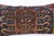 Textile Authentic Antique Caucasian Rug Pillow Cover – Low‑Pile Wool Textile -15'' X 32'' For Sale - Image 7 of 8