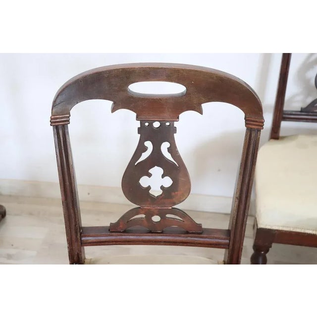 Brown 19th Century English Dining Chairs, Set of 6 For Sale - Image 8 of 9