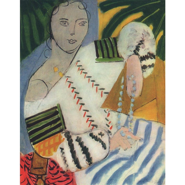 Artist: Henri Matisse Country: France Title:? The embroidered blouse Medium: Giclee on watercolor paper Marks: Ltd Edition...