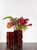 Red Medium Amber Magma Vase by Mana For Sale - Image 8 of 15