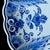 Chinese Vintage Royal Delft Dutch Blue Lobed Ceramic Wall Plate, Signed For Sale - Image 3 of 6