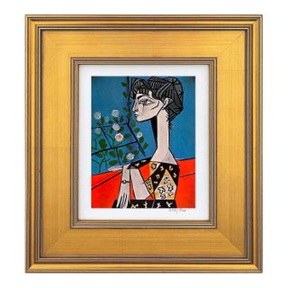Pablo Picasso Portrait of Jacqueline Limited Edition Framed For Sale