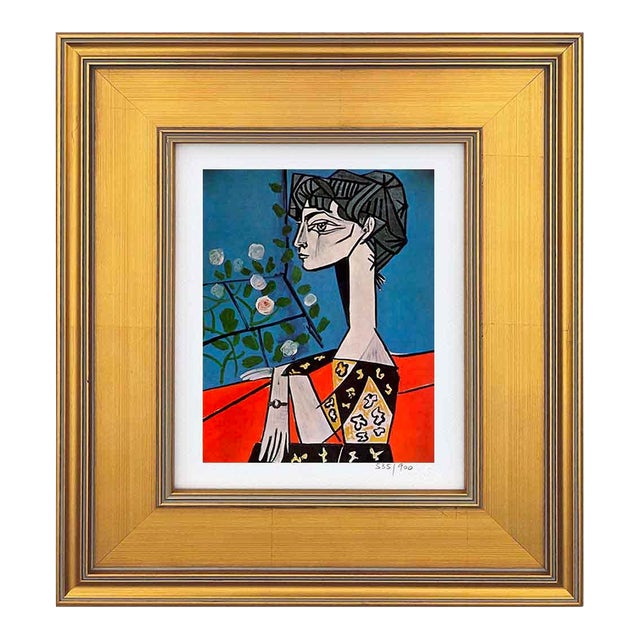 Pablo Picasso Portrait of Jacqueline Limited Edition Framed For Sale
