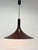 Mid-Century Modern Large Mid-Century Brown Pendant, Denmark, 1970s For Sale - Image 3 of 12