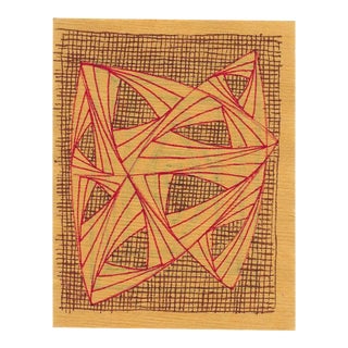 1980s William Gen Davis Doubled Sided Drawing For Sale