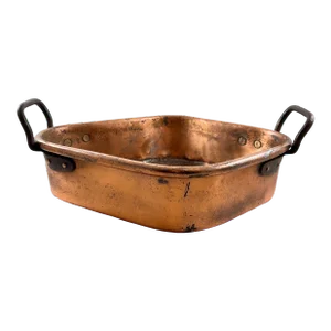 Rustic Country French Copper & Iron Handled Turbotiere Fish Poacher, C. 1850