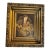 1930’s Original Female Portrait Orientalist Style Painting in Chunky Gold Period Frame For Sale