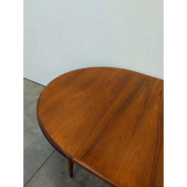 Vintage Mid Century Modern Teak Extendable Dining Table Attributed to G Plan For Sale - Image 9 of 9