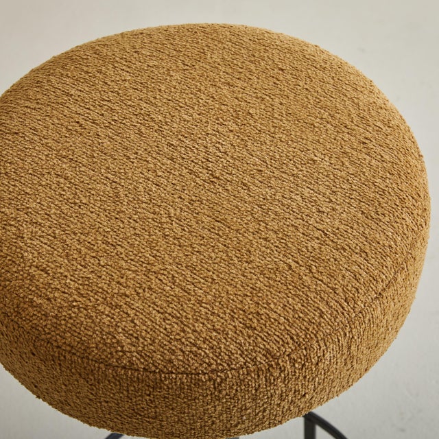 Mid-Century Modern Italian Modernist Stool in the Style of Ignazio Gardella, 1960s - 2 Available For Sale - Image 3 of 7