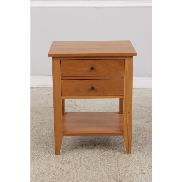 Age: C.2009 Details: Vineyard Collection Solid Cherry Natural Finish Pegged Construction Dovetailed Drawer Construction...