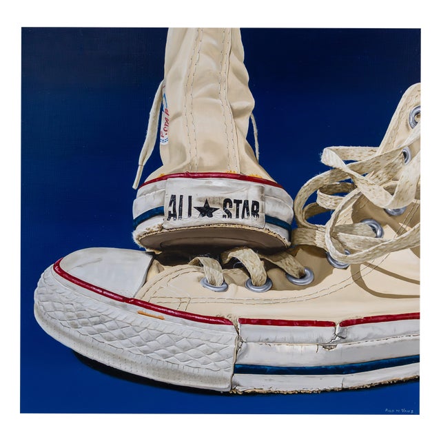 Rob De Vries, Worn Out but Still Wearable, Oil on Canvas For Sale