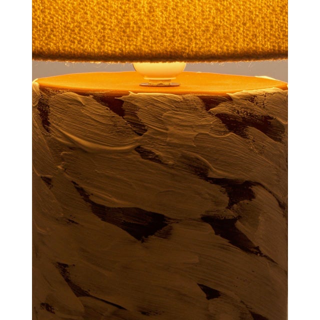 White White Wind Ceramic Table Lamp by Katia Langeard For Sale - Image 8 of 8