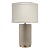 Jamie Young Mortar Concrete & Metal Table Lamp For Sale