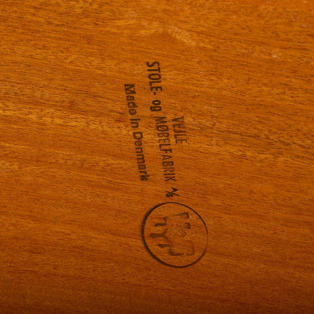 Danish Modern Teak Coffee Table by Vejle Stole of Denmark - Circa 1970s For Sale - Image 12 of 12