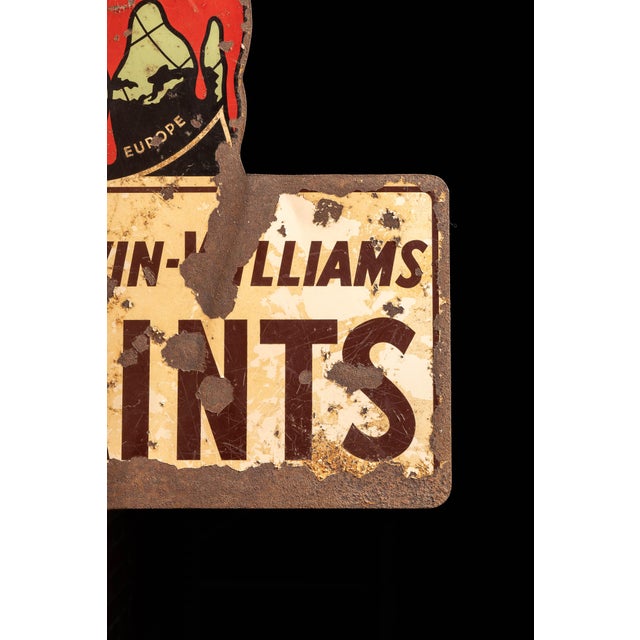 Vintage Sherwin Williams DSP Storefront Flange Sign For Sale - Image 12 of 12