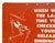 Circa 1950s one sided metal red and white sign with skiing tips from The Boston Globe with skier graphics. Sign has holes...